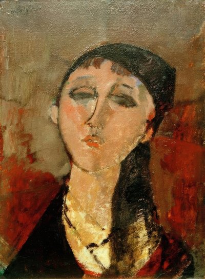 Hoofd van een meisje (Louise) door Amedeo Modigliani